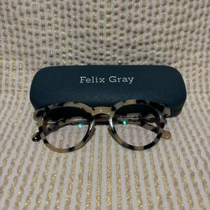 Felix Gray Alexander Tortoiseshell Blue Light Glasses - Ivory/Black